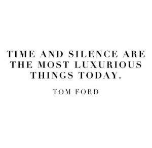 time and silence